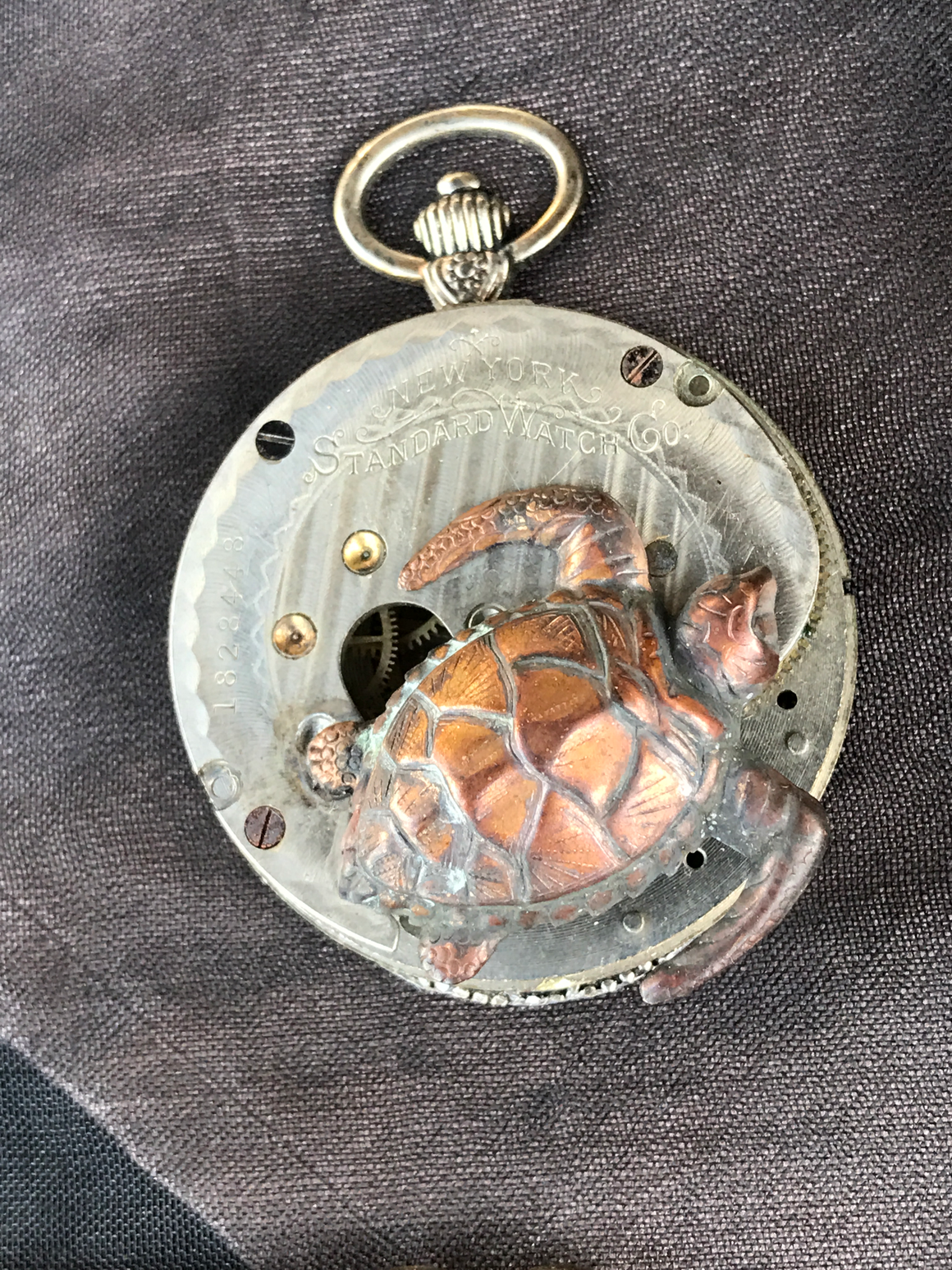 New York Standard  Sea Turtle Pocket Watch Necklace - The Victorian Magpie