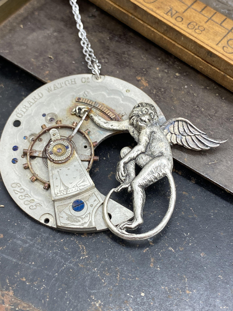 Flying Monkey Pendant - The Victorian Magpie