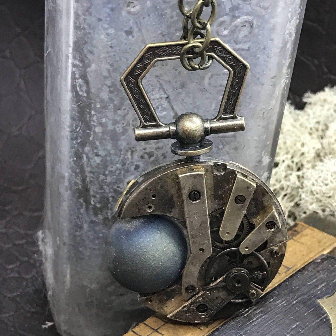 Steampunk Eclipse Necklace - The Victorian Magpie