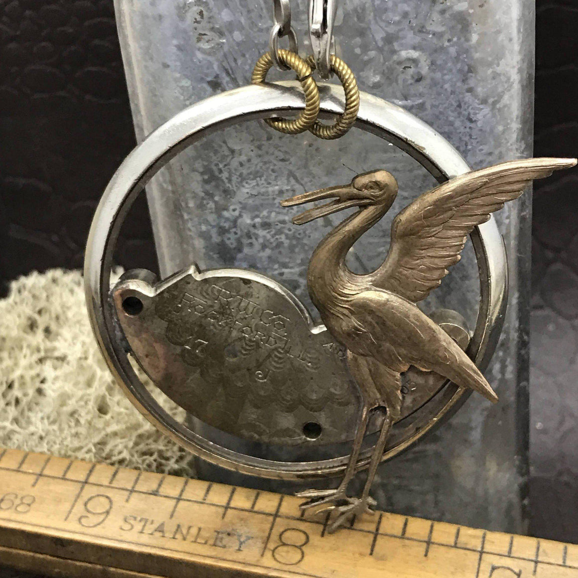 Innis, Heron Pocket Watch Case Necklace - The Victorian Magpie