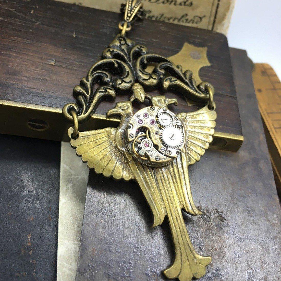 Steampunk Egyptian Necklace - The Victorian Magpie