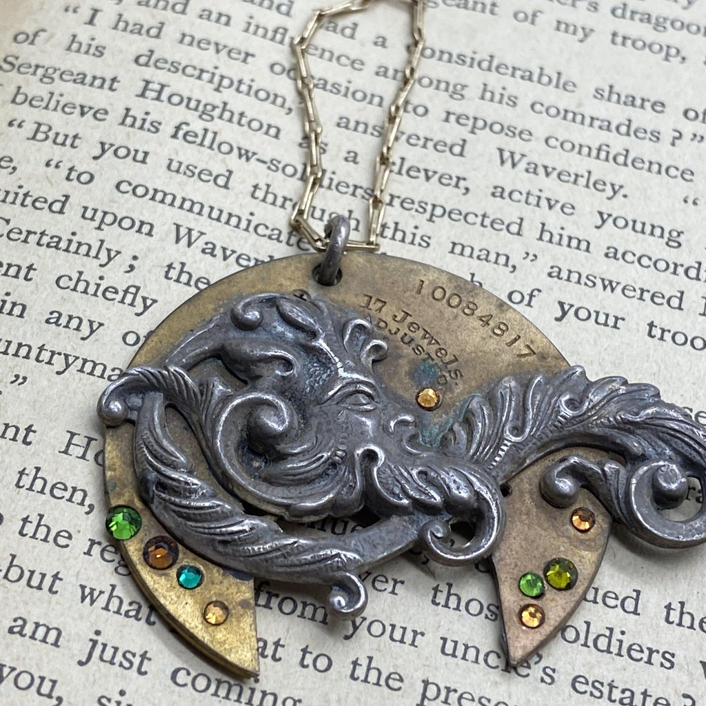 GreenMan Woodland Necklace - The Victorian Magpie