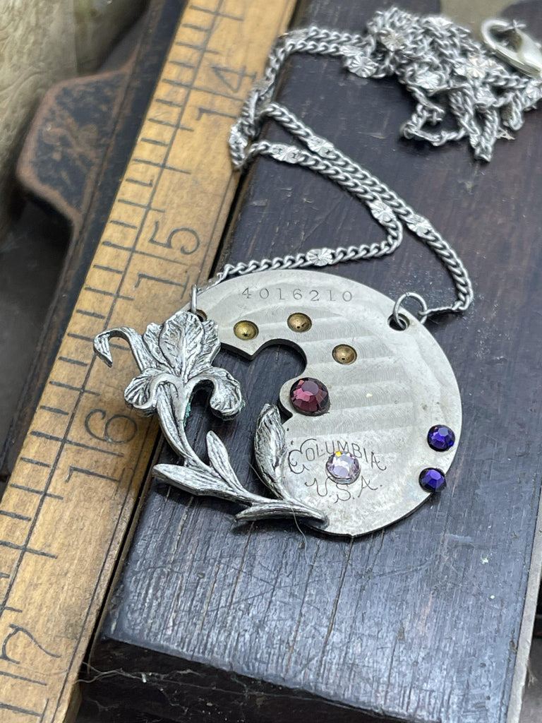 Iris Columbia USA watch Necklace - The Victorian Magpie