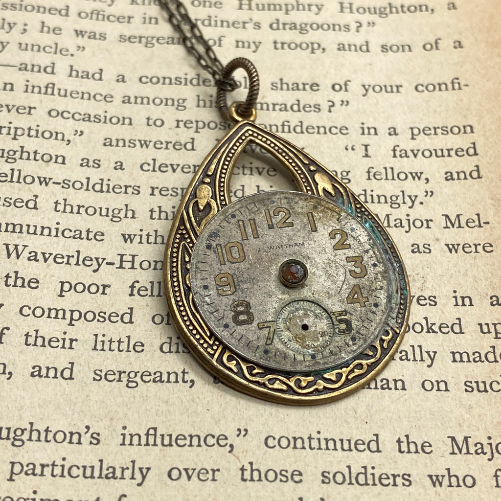 Alena, Watch Movement  Necklace - The Victorian Magpie