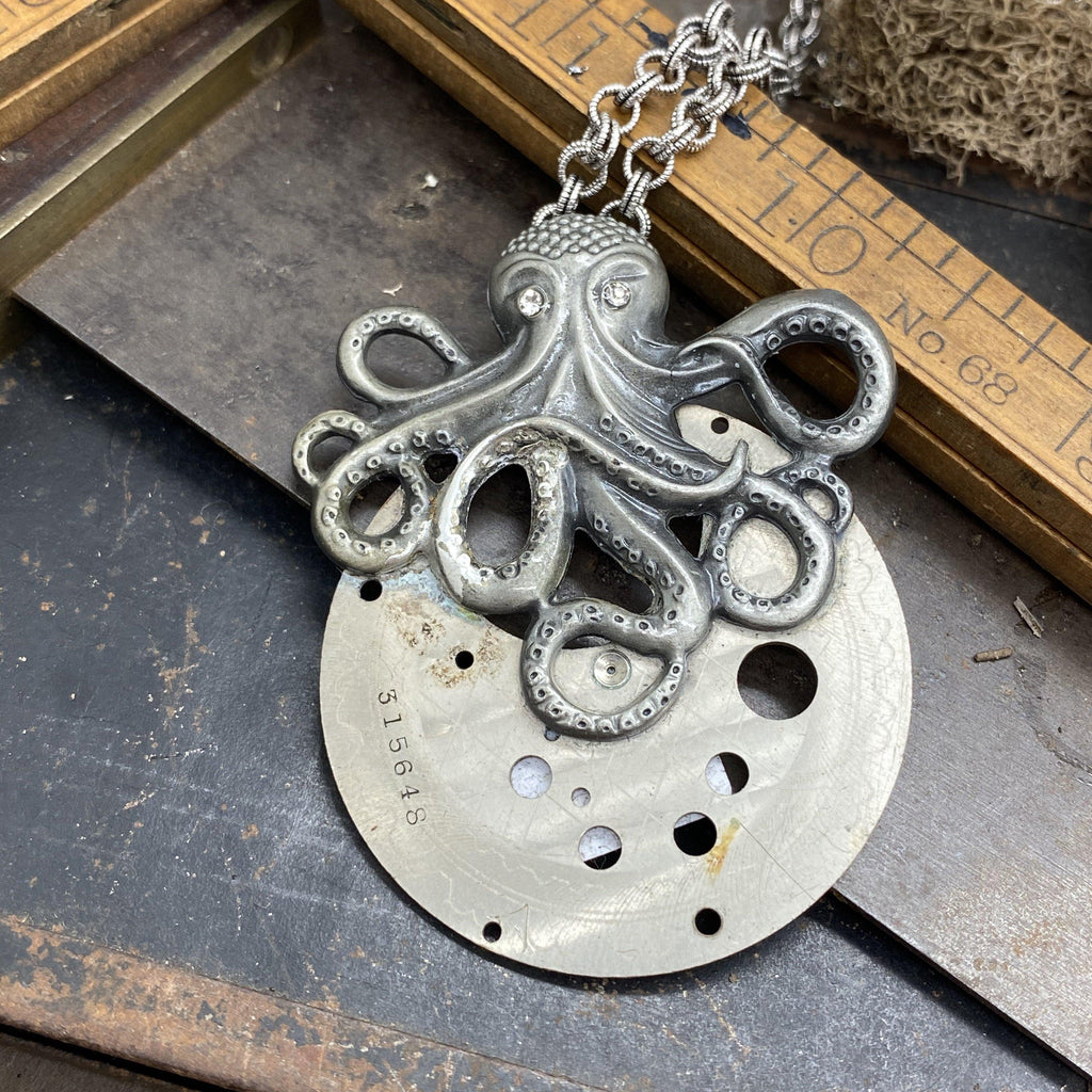 Tellaro, Octopus Necklace - The Victorian Magpie