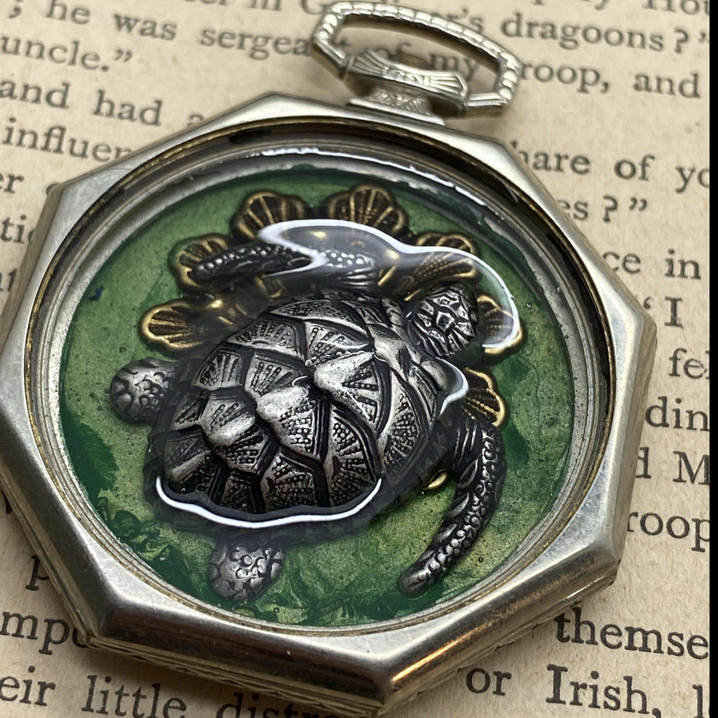 Hudson, Seaturtle Necklace - The Victorian Magpie