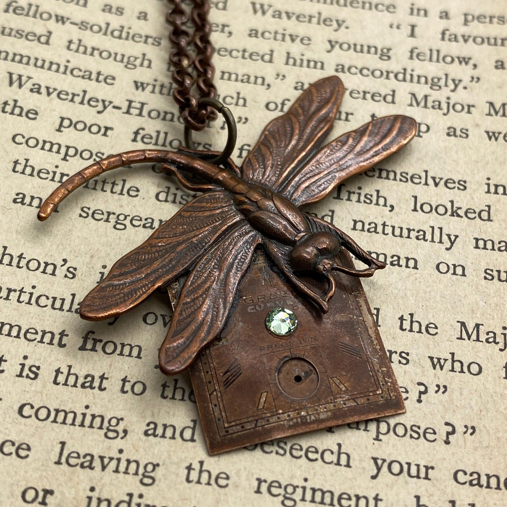 Damsel Fly Necklace - The Victorian Magpie