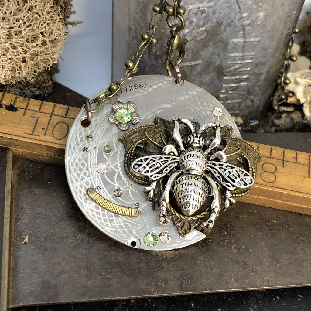 Maxine, Victorian Bee Necklace - The Victorian Magpie
