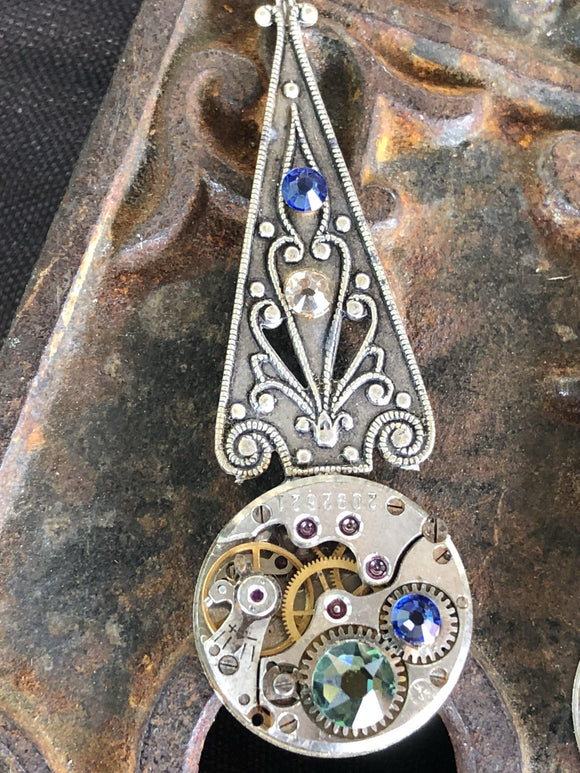 Melian, Elvish Art Nouveau Earrings - The Victorian Magpie